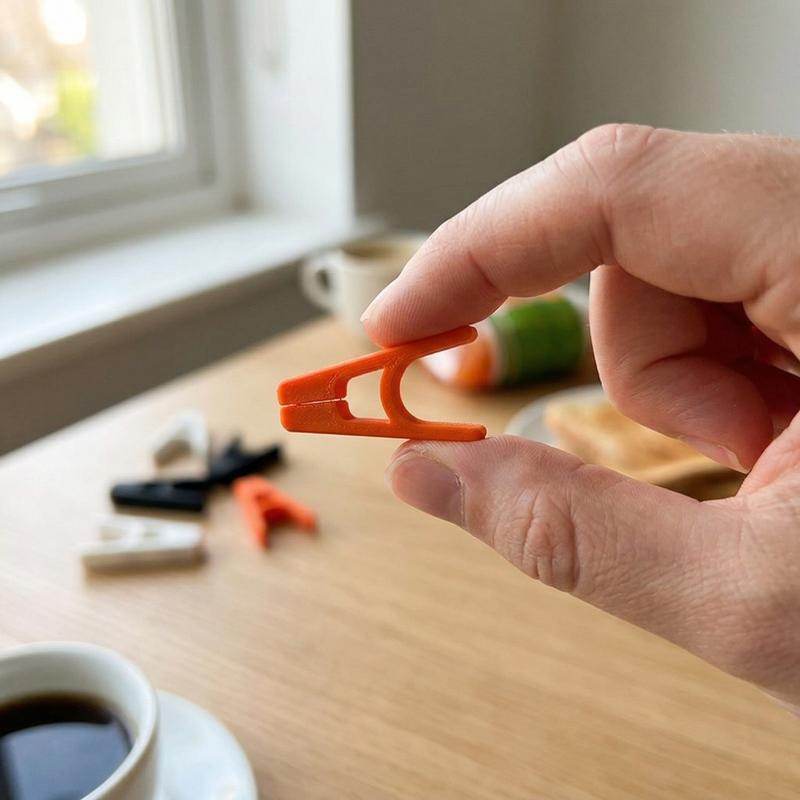 Snack Bag Sealing Clips Mini Assorted Colors Easy To Use Portable Sealers for Kitchen Organization Food Fresh Keeper