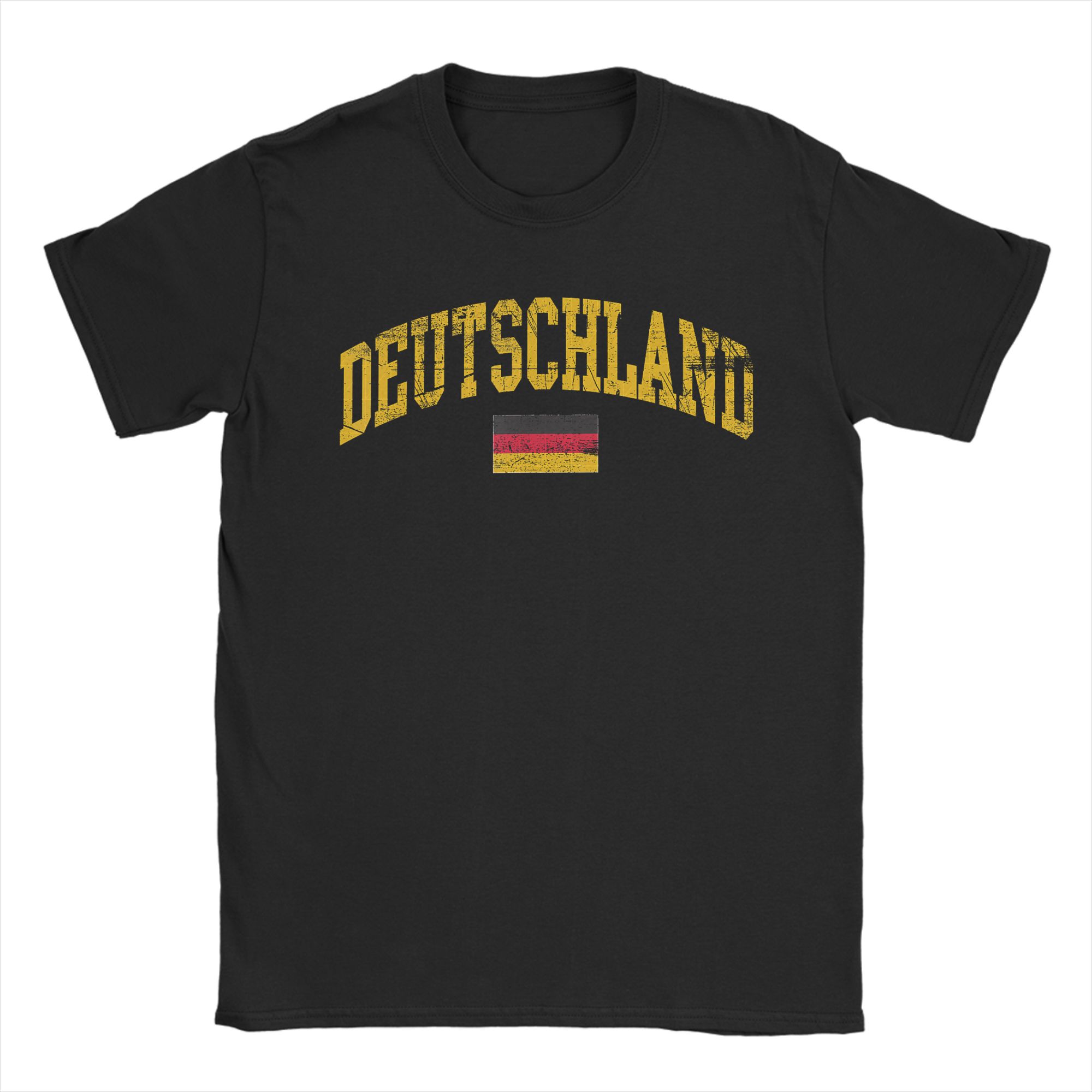 

Germany Deutschland German Flag T Shirt Mens Pure Cotton Vintage TShirts O Neck Tee Shirt Short Sleeve Tops Adult 4XL