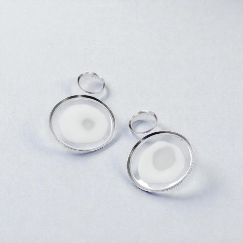 4pcs M3 Style Matt Chrome Dashboard Dial Gauge Rings Bezel Trim For BMW E30 3 Series