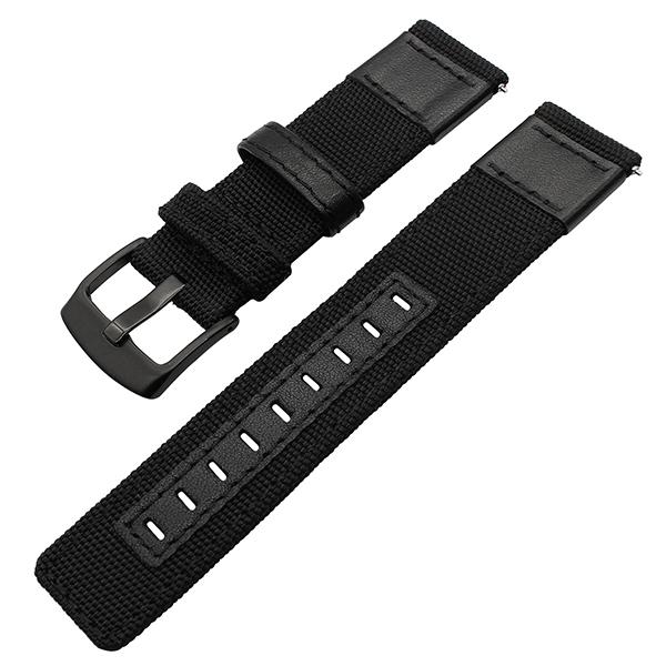 

22mm Nylon Smart Watch Strap Wrist Band for Huawei Watch GT Black