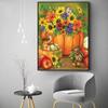 Full Diamond Embroidery Pumpkin Flower Painting Fruit Full Square Mosaic Thanksgiving Landscape Cross Stitch Handicraft