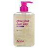 Glow Your Own Way + Shimmer, Clear Gradual Tan Gel, Golden Glow, 473ml (16 Fl Oz)