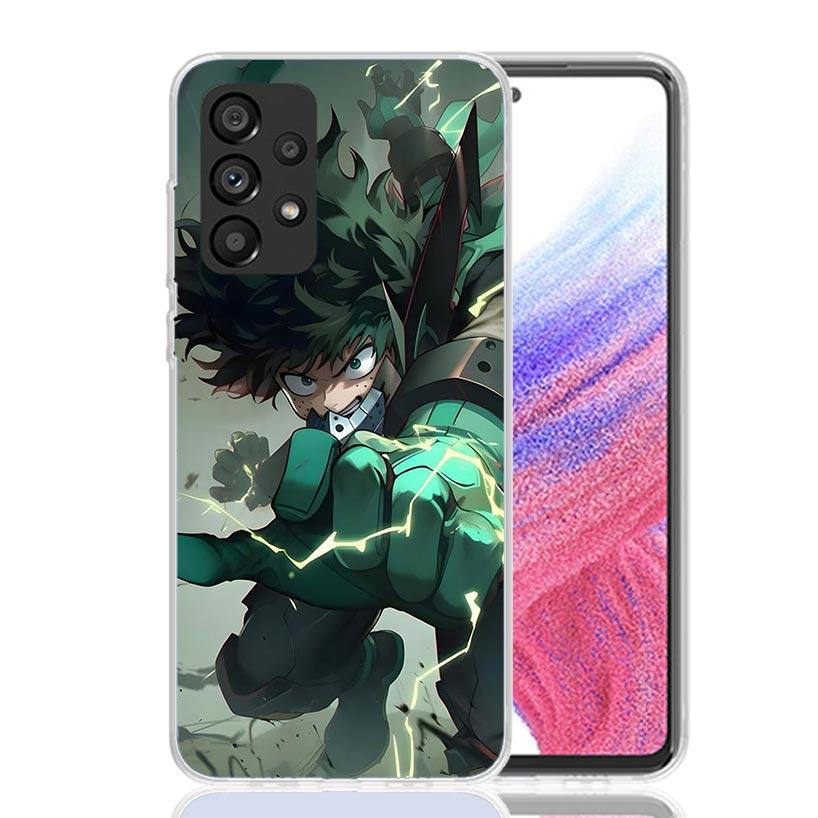 Midoriya Izuku Deku MHA My Hero Phone Case For Samsung Galaxy A52 A42 A32 A22 A12 A02S A72 A51 A41 A31 A21S A50S A71 A40 A30S A1