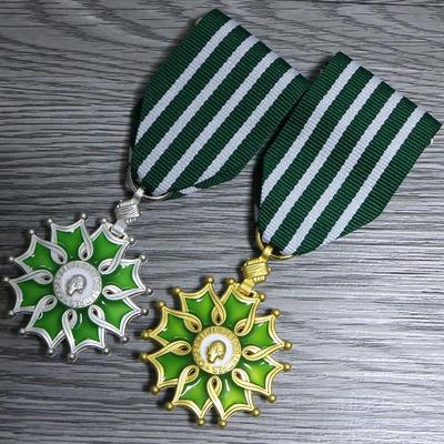 Reproduction of the French Art and Literature Commemorative Medal, Knight Officer Medal
