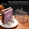 Stainless Steel Food Grade Rust Proof Toast Holder Toast Rack Multiple Slice Holes Loaf Stand Gadget Kitchen Accessories