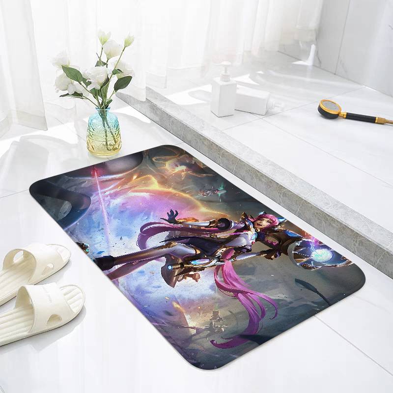 

Килимок L-LoL-J-Jinx-Runaway Loli для вітальні, подушки, сучасний м який пухнастий домашній килим для дитячої спальні, килим для ігор 40x60cm