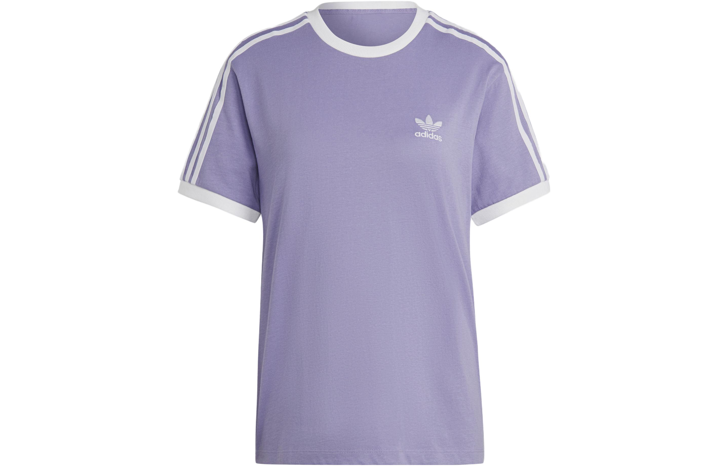 adidas originals Adicolor Classics 3-Stripes Tee Purple IB7411 L