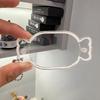 Candy Shape Shaker Keychain Transparent DIY Acrylic Pendant  For Handmade Projects