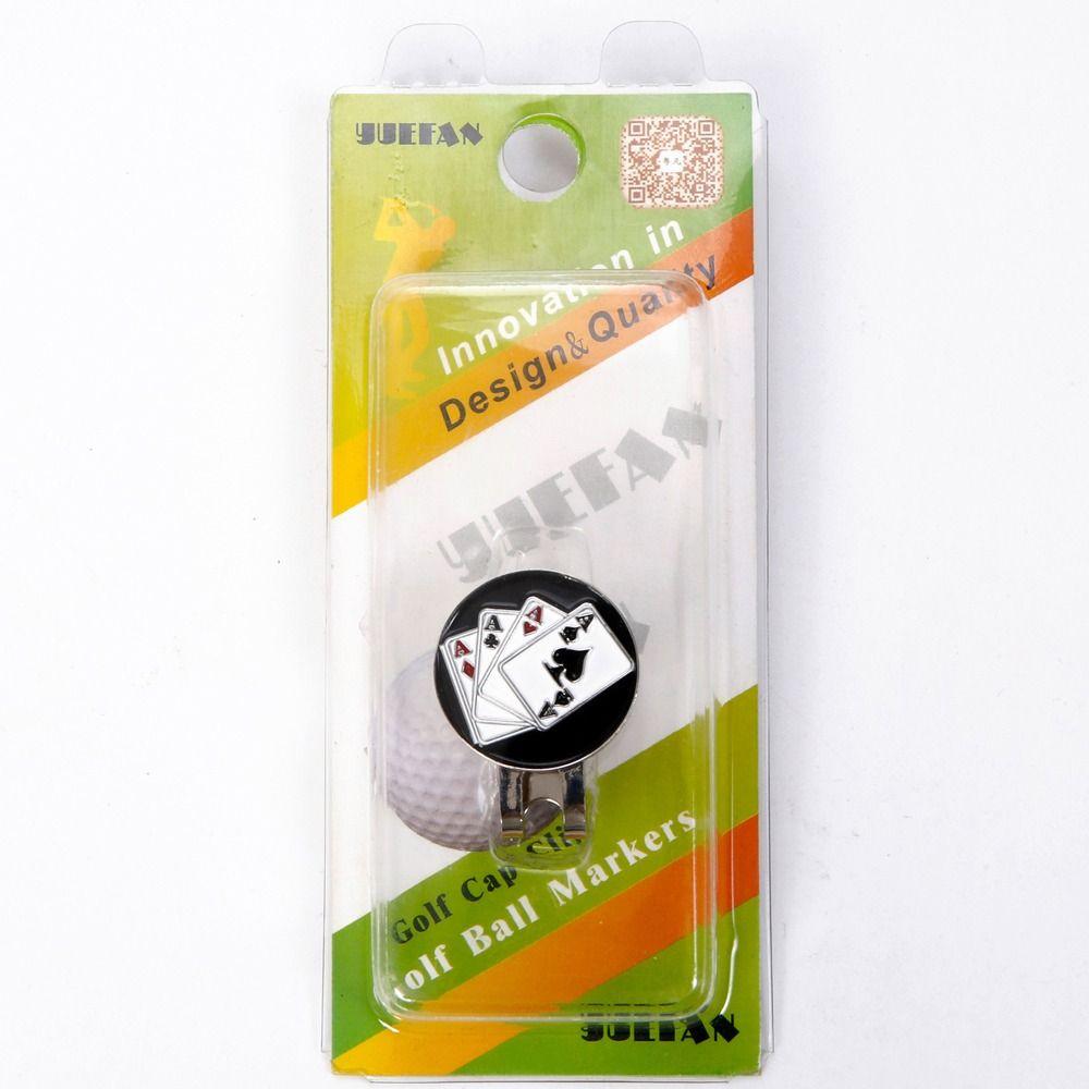 Golf Equipment Pink Pattern Hat Clip Ball Coin Mark Golf Cap Clip Golf Ball Marker Golf Hat Clip