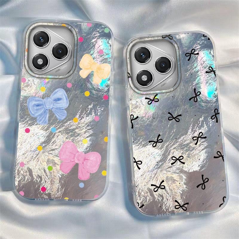 Coque Mignonne Colorée Nœud Cœur Filles Pour Honor 400 Pro X9c Magic7 Magic6 200 Lite Smart X9a X8a X8b X8c X7c X7b X8 Housse