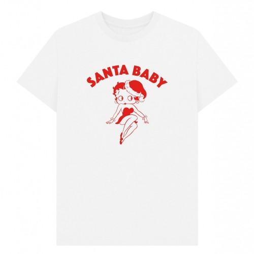 Betty Boop Unisex Adult Santa Baby Graphic T-Shirt