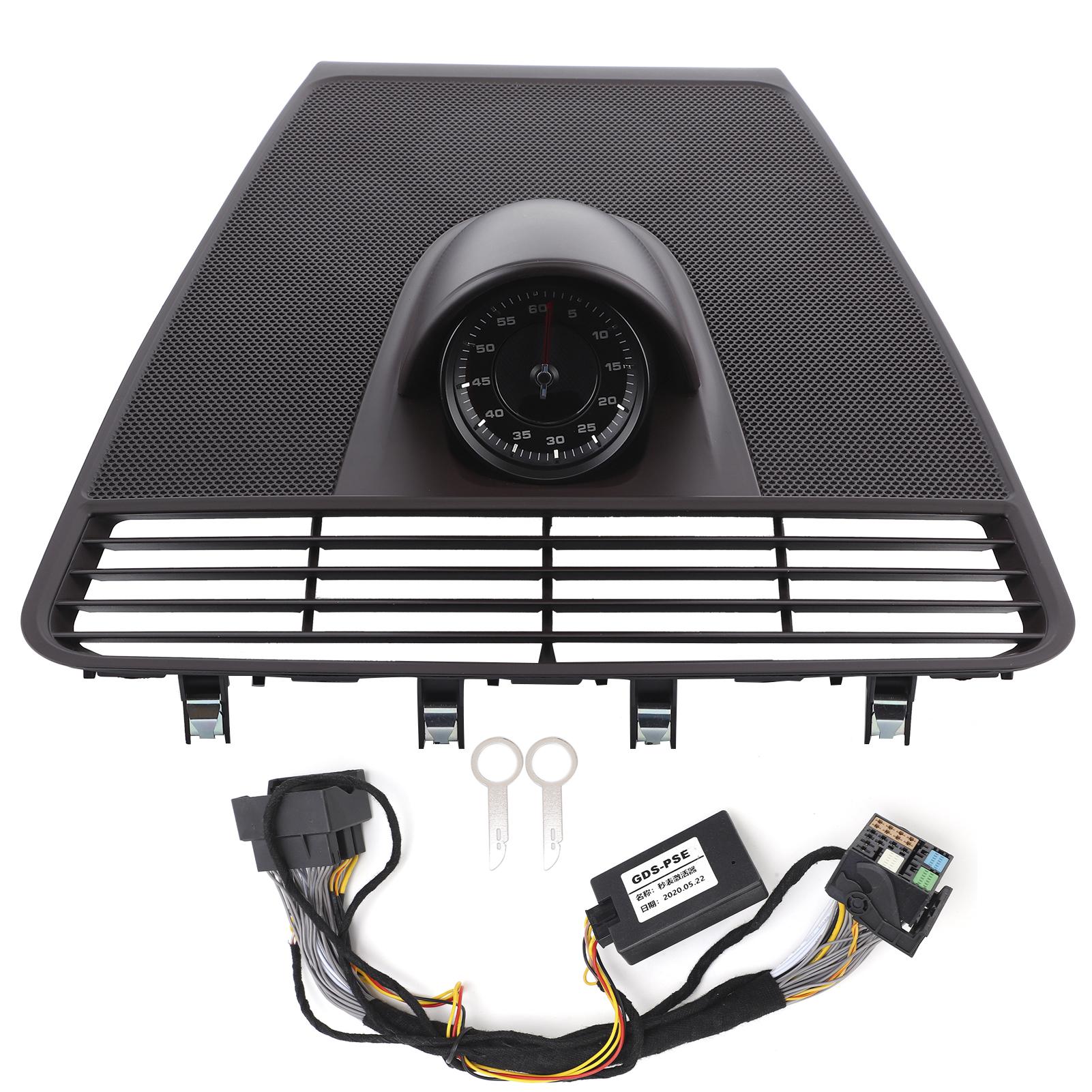 Накладка на приборную панель с секундомером, подходит для 971 2017-2020 Black