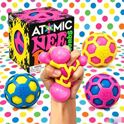 New Schylling Needoh,;' Atomic Stress Relief Ball Squishies ;Toy Blind Box Adult Party Gift Tool Stress Relief Toy Fidget Toys