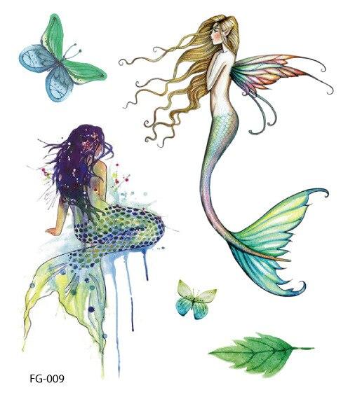 Frauen Blumen Temporäre Tattoo Aufkleber Wasserdicht Arm Körper Kunst Aufkleber Einweg Schmetterling Tatouage Temporaire