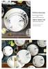 Tangshan Underglaze Ceramic Landscape Ramen Bowl Set