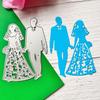 Wedding Themed Embossing Die Cuts Wedding Couple Embossing Cutting Dies
