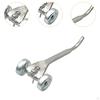 Skate Wheel Joint Raker Grout Cleaner Scraping Rake Tile Groust Cleaning Tool for