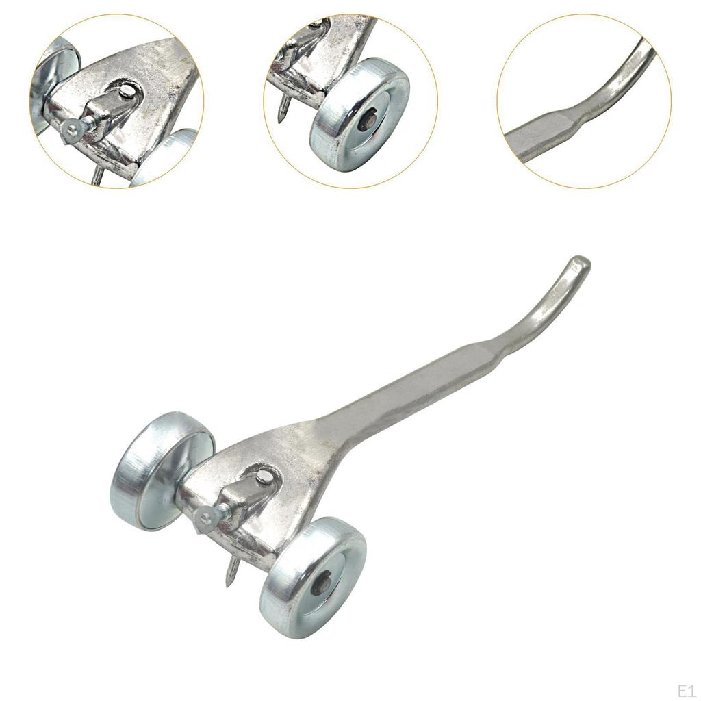 Skate Wheel Joint Raker Grout Cleaner Scraping Rake Tile Groust Cleaning Tool for