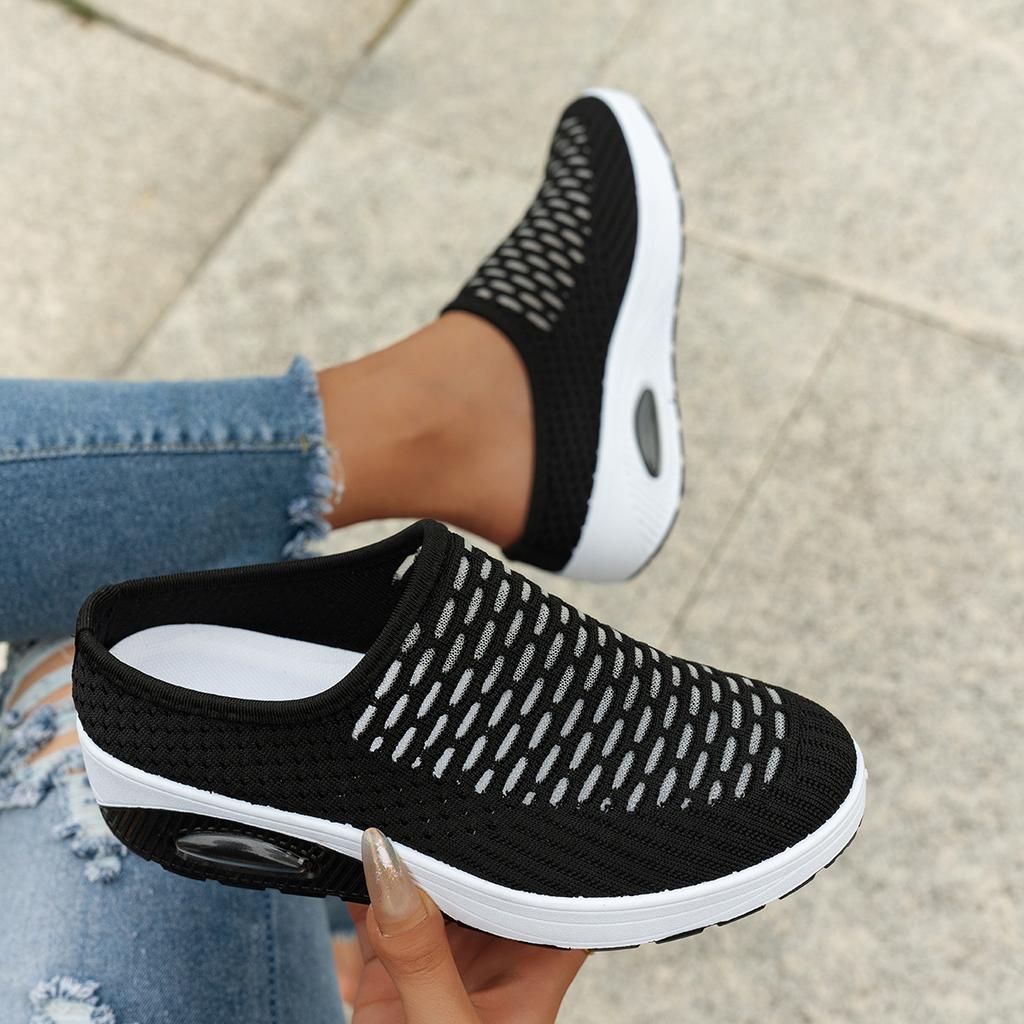 Women's Platform Sandals, Soft-bottom Anti-slip Beach Sandals, Large-sized Cushioned Slippers