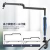 NEEWER Slim Microphone Arm Desk Mount with Damping, 360 Rotation, Articulating Boom Arm with Height Adjustable Pole and Cable Management Channel for