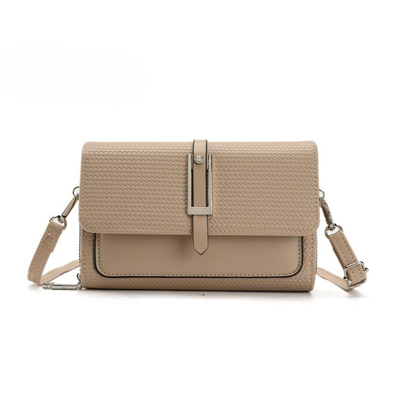 New Color-Block Women Bag - Retro Zipper Crossbody Phone Purse Fashion Versatile Shoulder Bag for Daily Chic Style