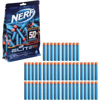 Hasbro Nerf Elite 2.0 Dart Refill 50 Pack Compatible with Nerf Blasters Foam Darts