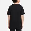 Nike Cartoon Pattern Printed Round Neck Short Sleeve T-Shirt Kids Tops Black FV1132-010