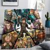 1PC How Train Dragon Patterned Flannel Blanket Suitable For All Seasons For Home Decor Warmth And Comfort Gifts Holiday Present