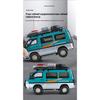 1/24 Mitsubishi Delica MPV Minibil Støpelegering Næringskjøretøy Metallmodellbil Simulering Lyd og Lys Leke Gave