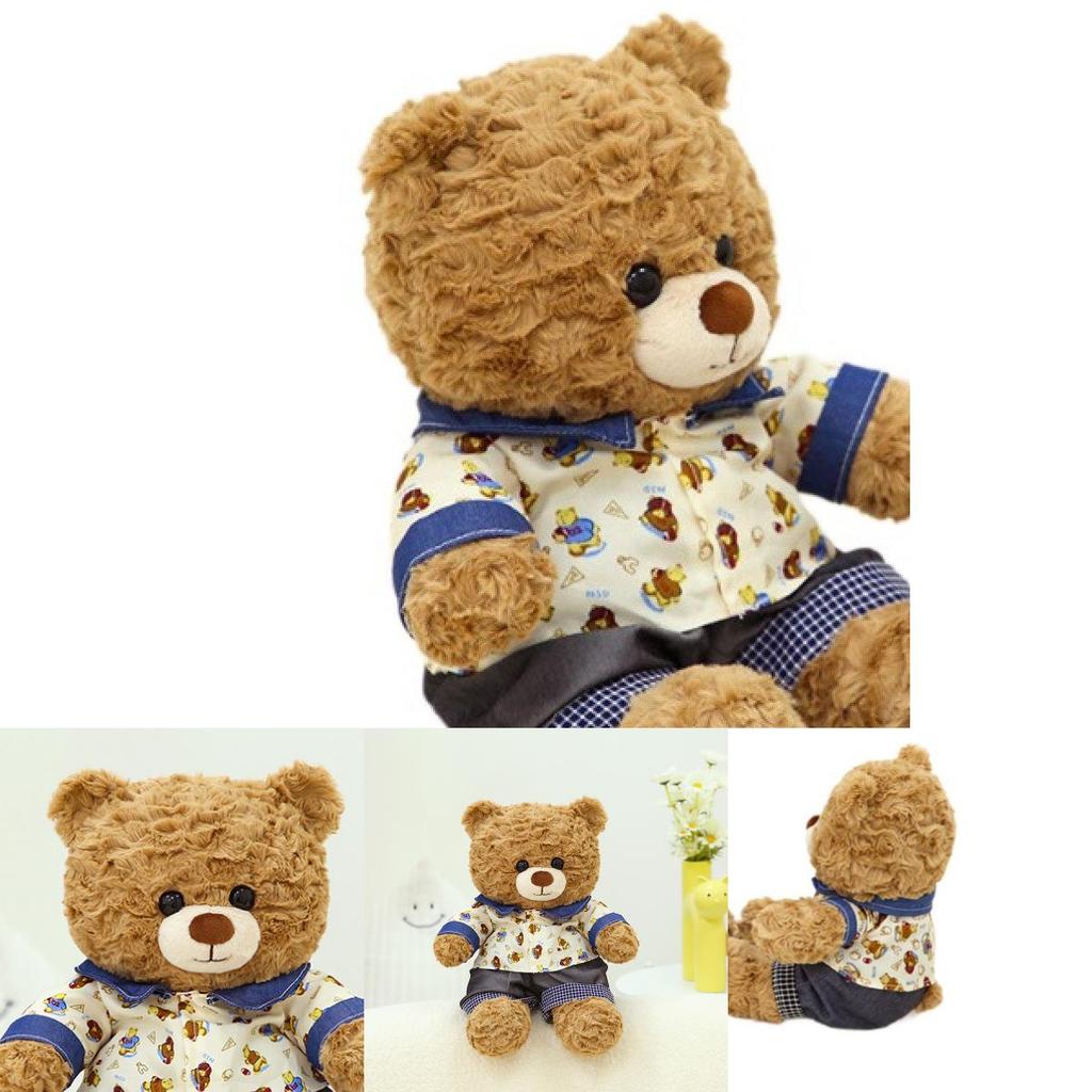 Adorable Teddy Bear Plush Toy With Super Soft Short Fur Perfect For Gifts Decor
