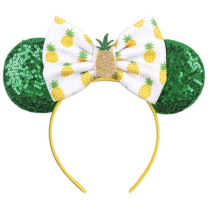 Mode St. Patrick Glitzer Mausohren Stirnband Mädchen Pailletten Haarschleife Festival Haarband Party DIY Haaraccessoires Mujer