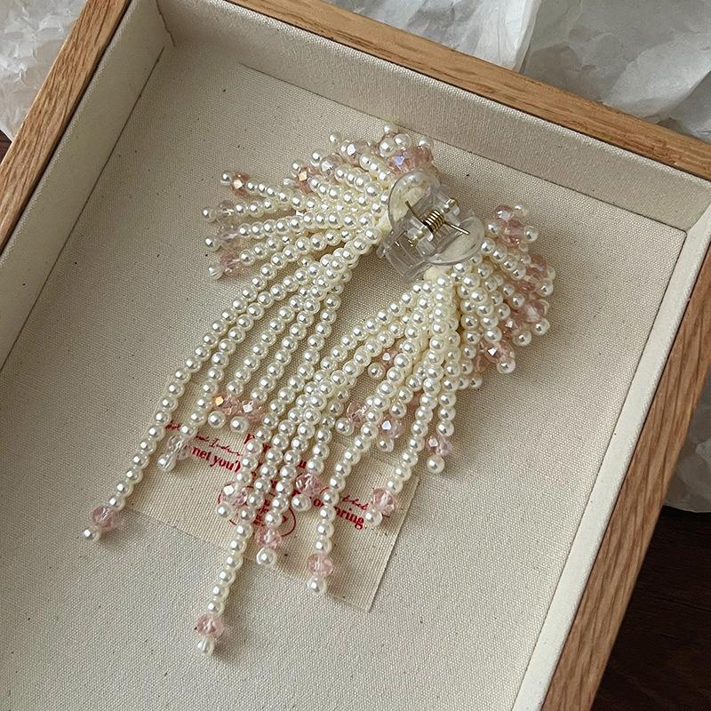 

Корейская искусственная жемчужная многослойная кисточка мини-зажим для волос принцесса голова эльфийские уши заколка для волос легкая роскошь высококлассные аксессуары для волос