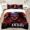 Welcome Derry Print 3Pcs Bedding Set,Duvet Cover with 2 Bedro,Pillowcase Home Birthday Gift