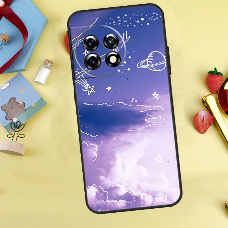 

Purple aesthetic Case For OnePlus 15 13 12 11 10 9 13T 13R 12R 10R 10T 8T Nord 5 CE 4 3 2 Lite N20 N30 Cover OnePlus Nord CE2Lite