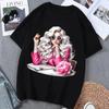 Streetwear 90s WomenS Casual Graphic TShirt Dramatic Print with Wine Print Short Sleeve T Shirt Clothing Top Tee T Shirts