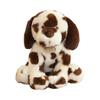 Spotted Dalmatian Plush Toy 25cm Super Soft Stuffed Dog Huggable Sitting Pose Cuddly Dog Plushie Gift for Girls Boys