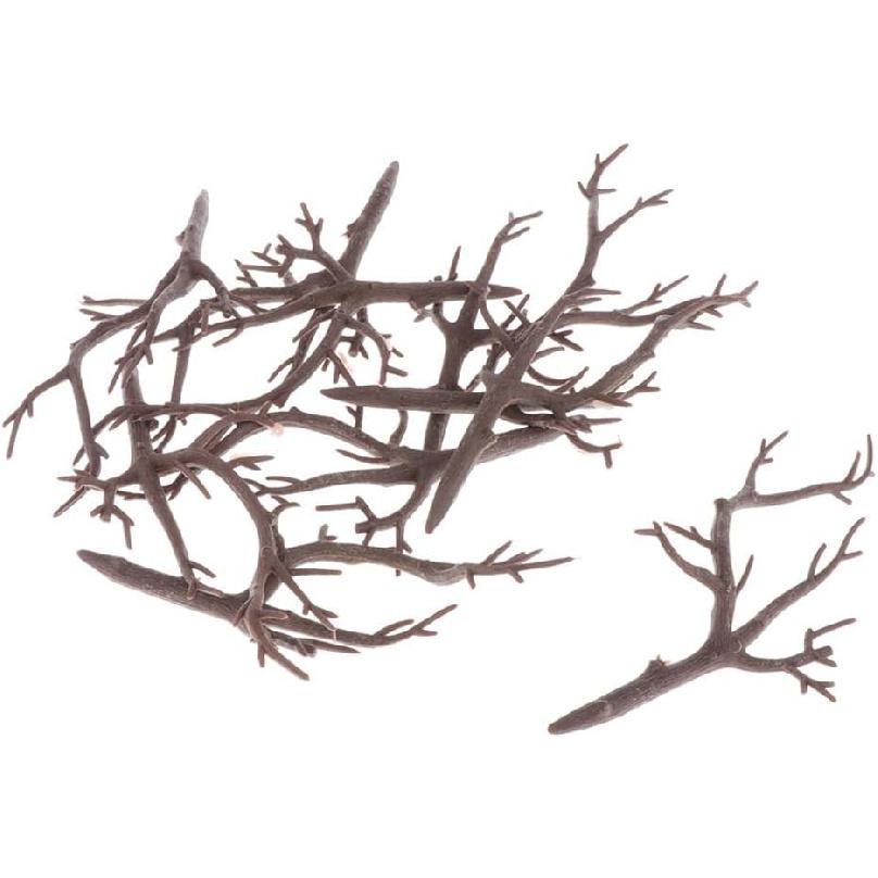 LoveinDIY 30 Set Plastic Deer Antlers Branch DIY Cosplay Animals Horn Headband Deer Home Decor, Wedding Party Ornaments