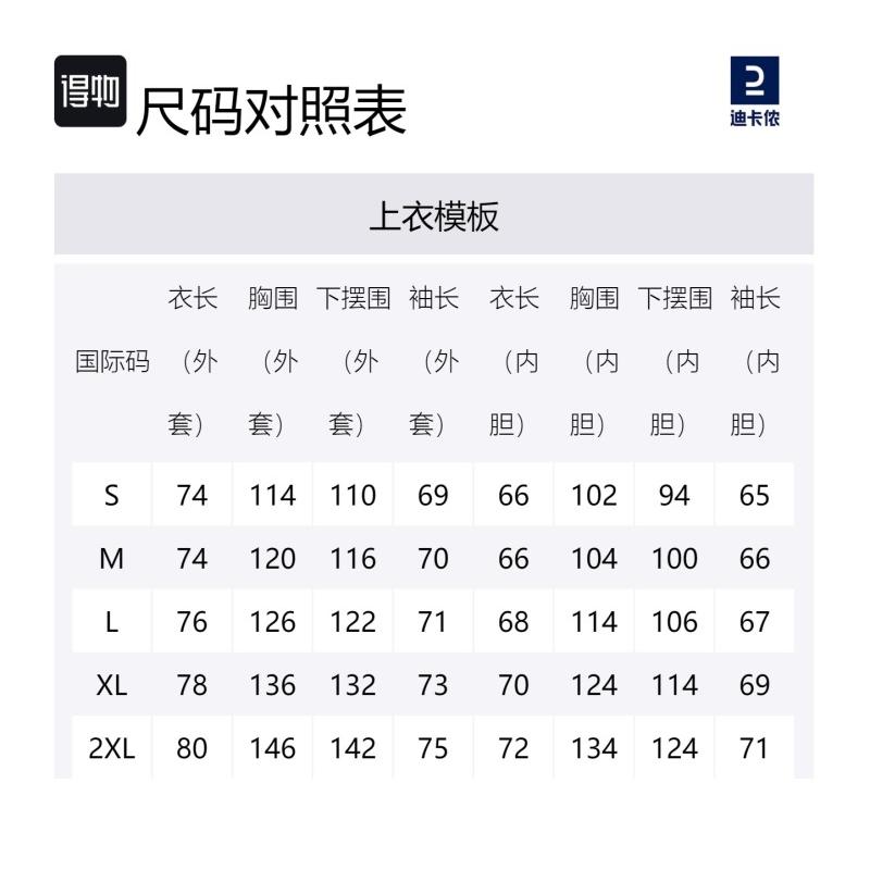 DECATHLON FORCLAZ 0°C TRAVEL 100 Wearable 0 Degrees Mountain Hiking Warm Waterproof Breathable 3-in-1 Windproof Jacket Men's White