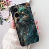 Für Tecno Pova 4 Pro Pova4 Elegantes Blumiges Katzen Handyhülle Für Tecno Pova 4 4Pro LG8n LG7n Klare TPU Silikon Weiche Hüllen Stoßfänger