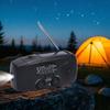 Emergency Hand Crank Radio with LED Flashlight 10000mah Battery Multi Functional USB  d Solar Power Portable Wther Radio AM/FM/NOAA WB