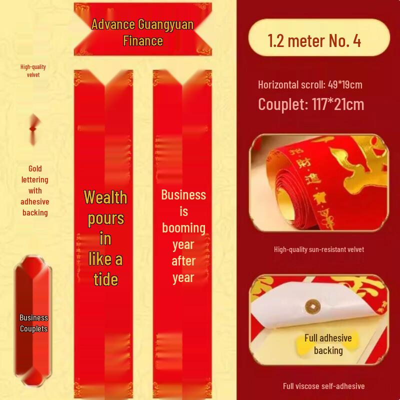 Business Prosperity Door Couplet