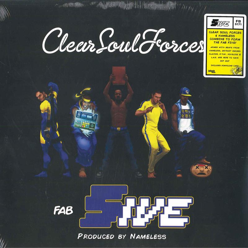 

LP Record CLEAR SOUL FORCES - Fab Five FB5171 Fat Beats 2015 US Rap & Hip-Hop/R&B