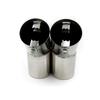 For VW Golf 4 Bora Jetta Dual Stainless Steel Exhaust Tailpipes Muffler Tips High Polish Car Performance Enhancement