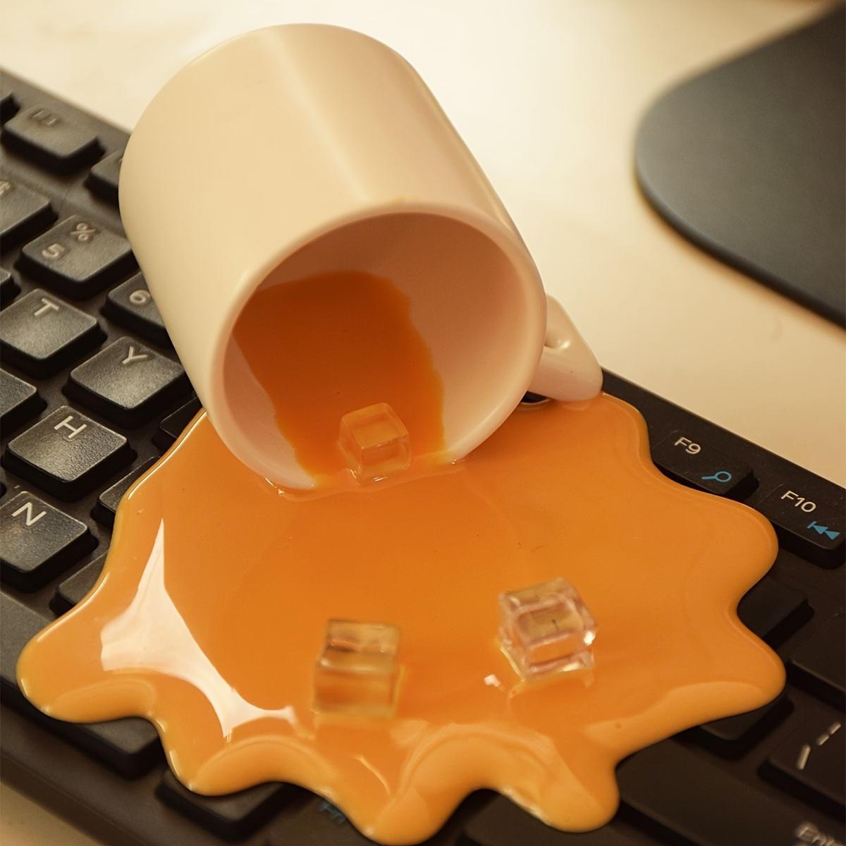 

Creative Overturned Milk Tea Phone Holder Waterproof Flexible Stand for Desk Car Office Creative Gift for Phone Lovers Users