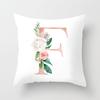New Fashion 26 English Letter Pattern Cushion Cover Home Fabric Sofa Modern Style Pillow Cover
