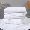 5 Star Hotel Face Hand Bath Towel Set Custom Logo 100% Cotton Quick Dry Woven White Spa Bath Towels