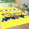 Minions Teamwork Friendship Carpet Rug Soft Washable Antislip Home Living Room Sofa Mats Personalized Christmas Rug