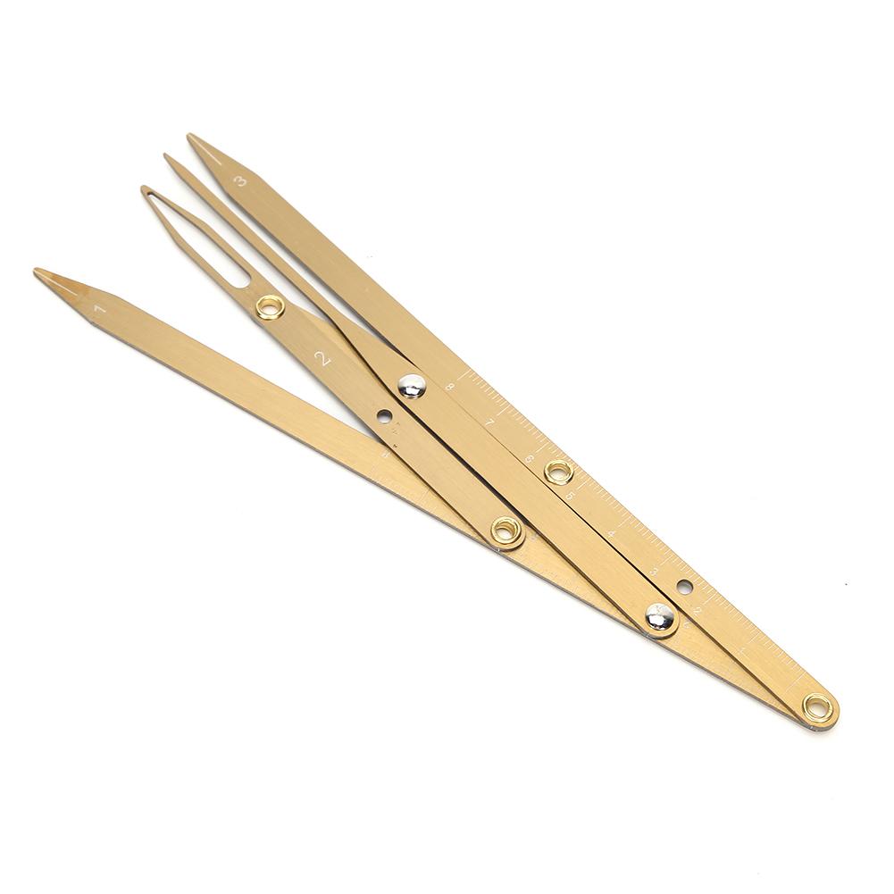Microblading Tattoo Eyebrow Ruler Golden Ratio Makeup Symmetrical Tool AccessoryGold