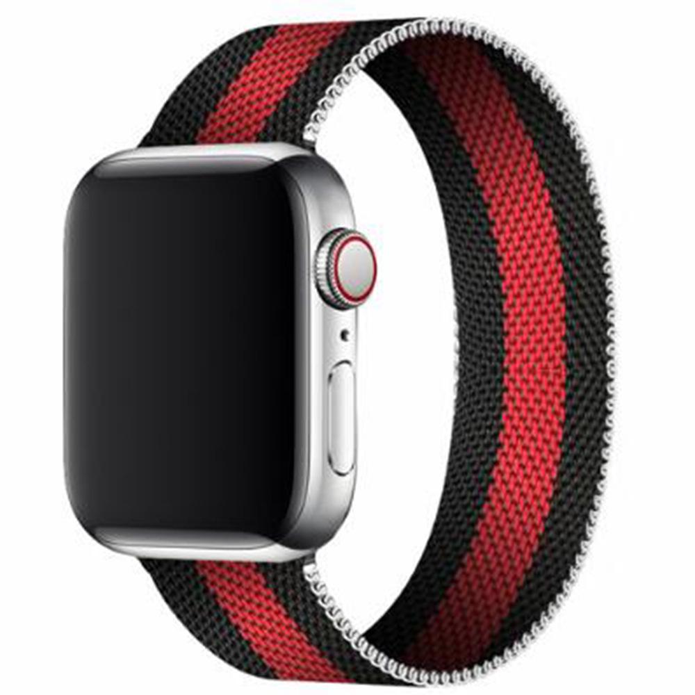 Toepasbare Magnetische Milanese Band voor Apple Watch Series 8/7/6/SE/5/4/3/2 en iWatch