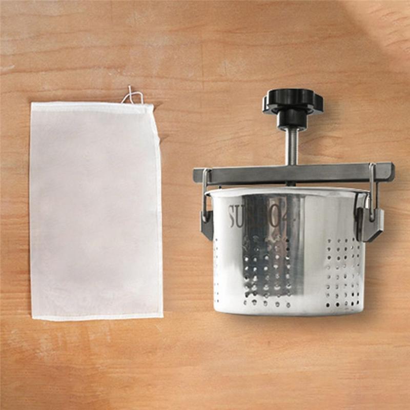 A25F-Stainless Steel Vegetable Stuffing Squeezer 1.5L Manual Dumpling Stuffing Squeezer Vegetable Drainer